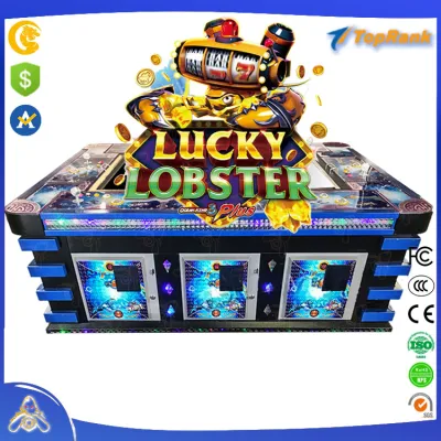 Professionale di buona qualità Fish Hunter Video Arcade Gettoniera 55 pollici 8 giocatori Scommesse popolari Casinò Gioco d'azzardo Macchina da gioco di pesca Lucky Lobster