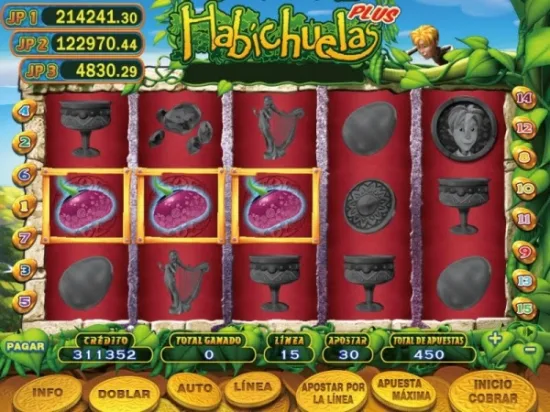 Slot machine da gioco d'azzardo da casinò Habichuelas Plus 88% viola di alta qualità