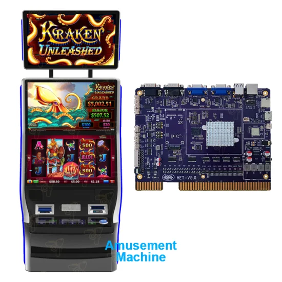Slot machine con monete in metallo di alta qualità in vendita Gioco arcade Kraken Unleashed