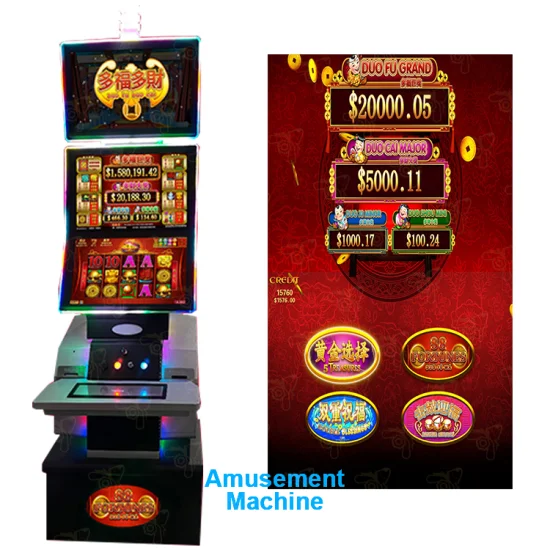 Divertimento popolare Casinò americano Gabinetto gratuito China Factory Slot Machine Fu Duo Cai