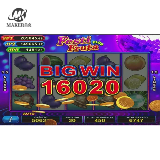 Hot popolare Festi Fruta Plus 92% originale Purple Board Casino gioco d'azzardo slot machine